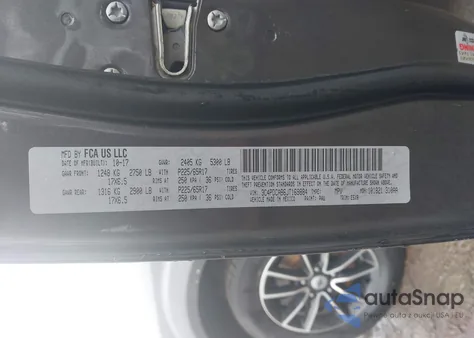 2018 Dodge Journey Se z USA, uszkodzony, nr VIN 3C4PDCAB6JT169884